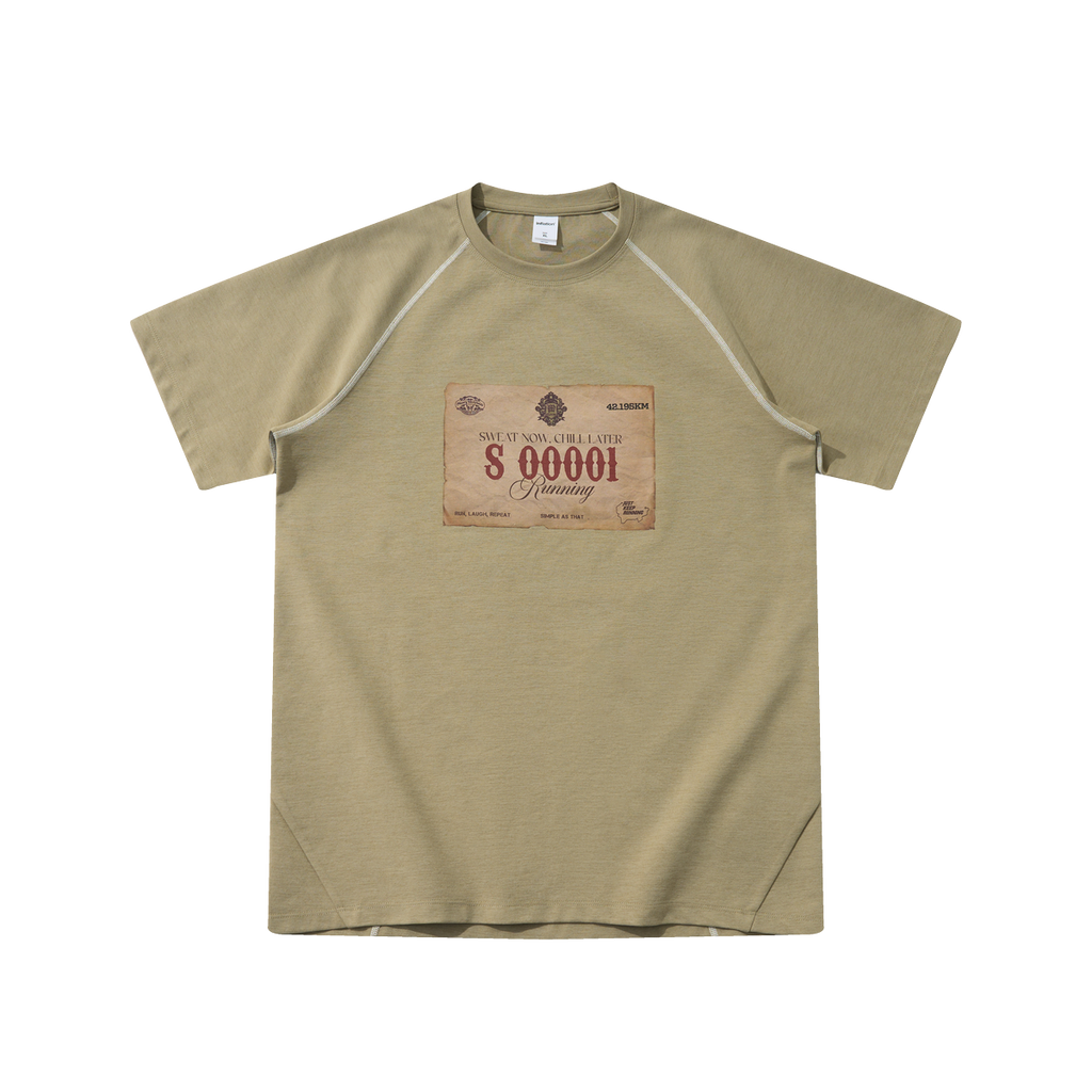 Lanna Muay Thai "Vintage Race Bib" Retro Running Tee