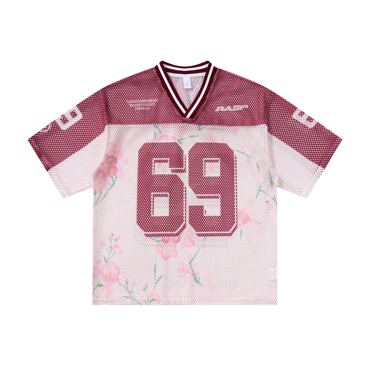 Lanna Muay Thai "Cherry Blossom 69" Mesh Football Jersey Tee