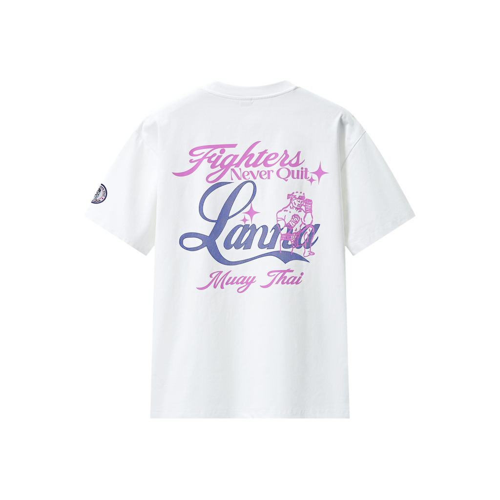 Lanna Muay Thai "Fighters Never Quit" Cooling Lifestyle Tee