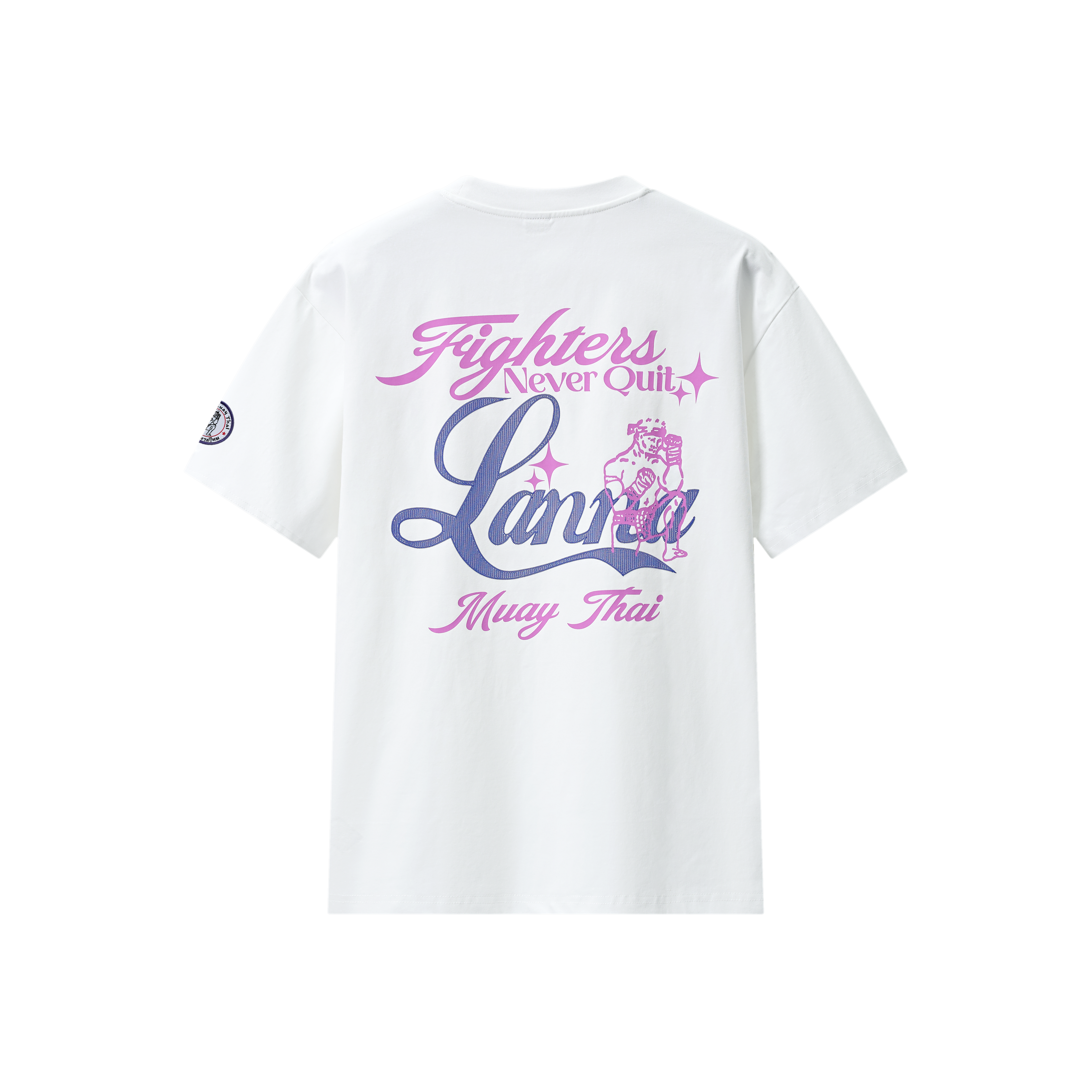 Lanna Muay Thai "Fighters Never Quit" Cooling Lifestyle Tee