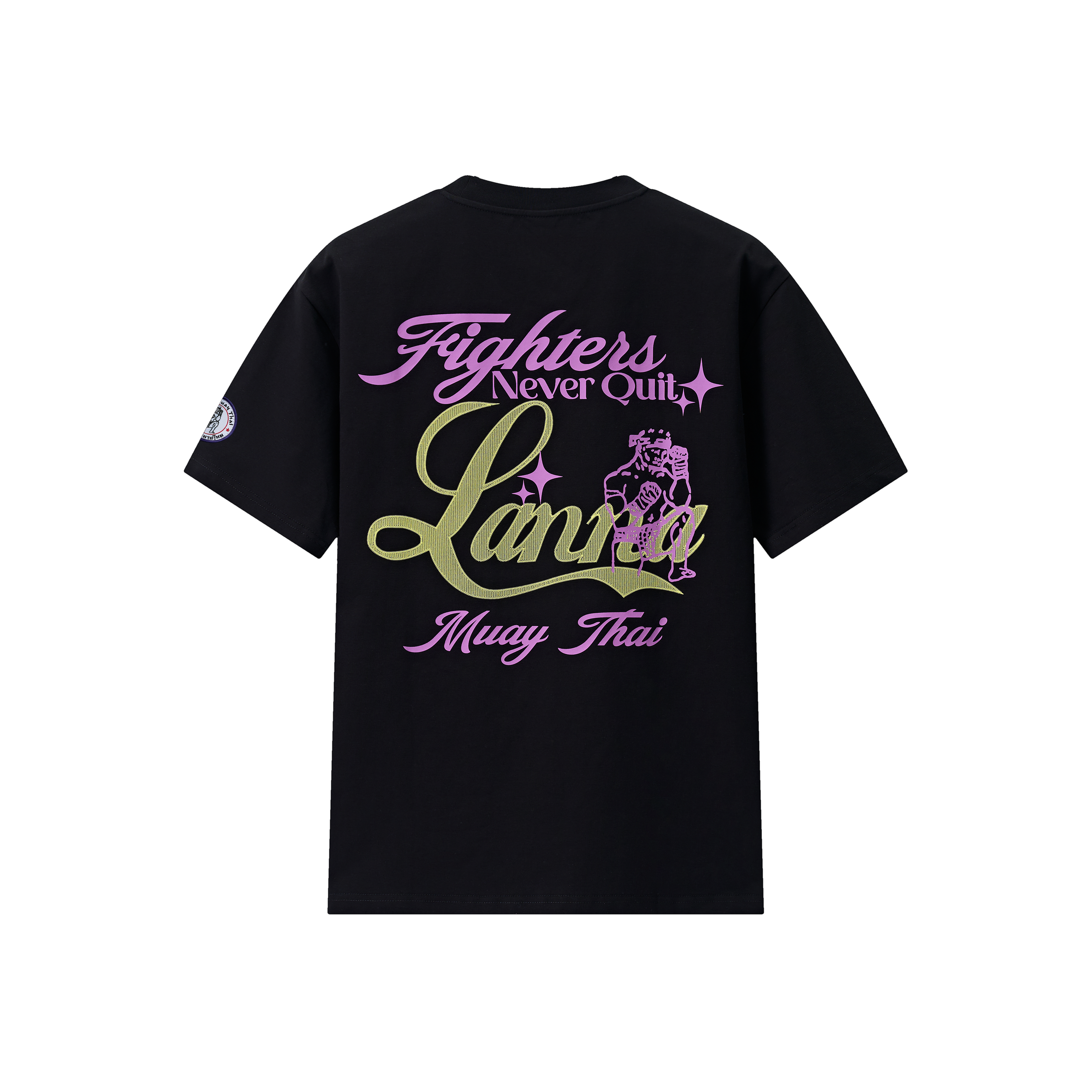 Lanna Muay Thai "Fighters Never Quit" Cooling Lifestyle Tee