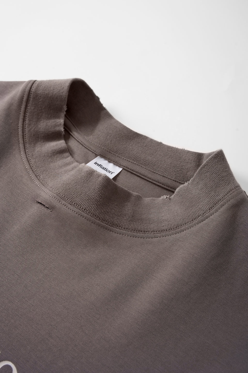 Lanna Muay Thai "Perfect Escape" Vintage Distressed Mock Neck Tee