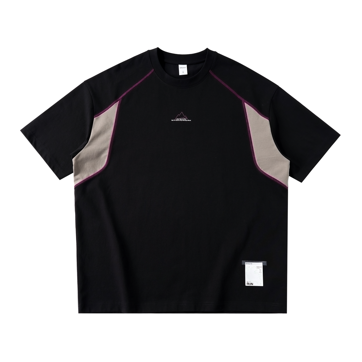 Lanna Muay Thai "Night Run Vibes" Reflective Panel Tee