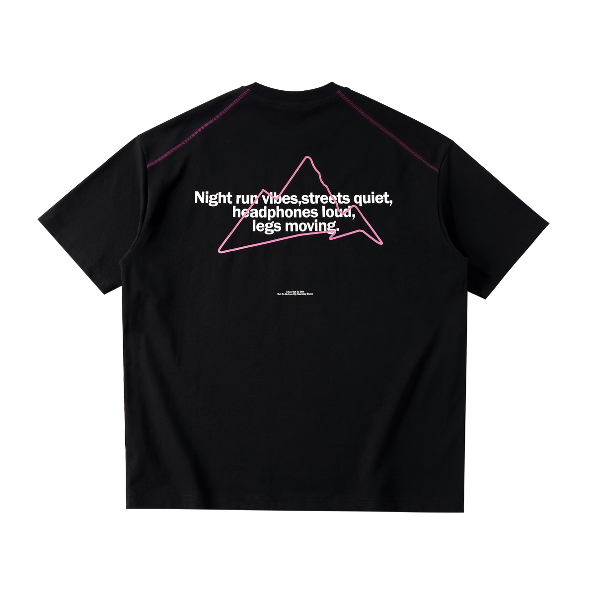 Lanna Muay Thai "Night Run Vibes" Reflective Panel Tee
