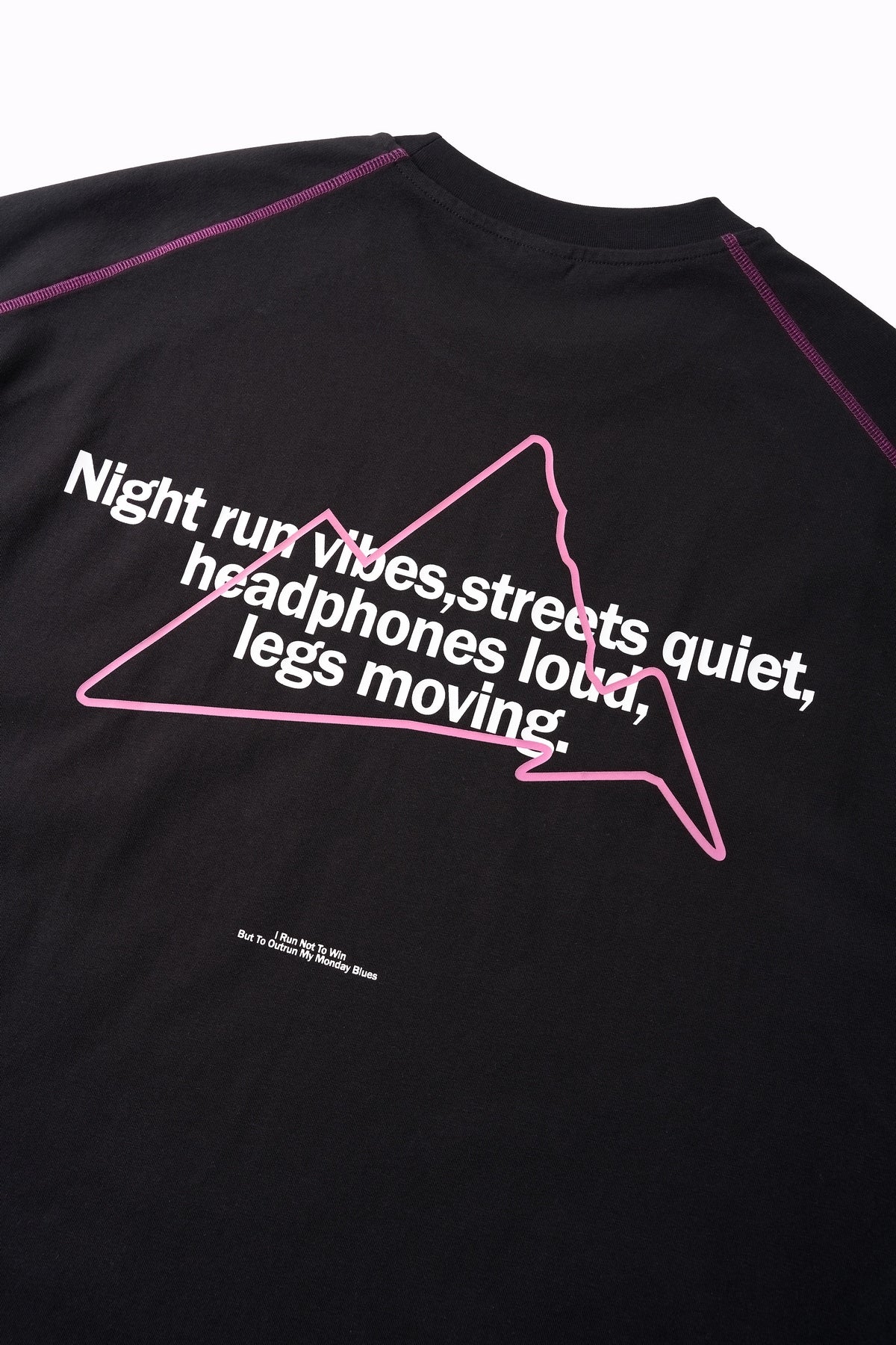 Lanna Muay Thai "Night Run Vibes" Reflective Panel Tee