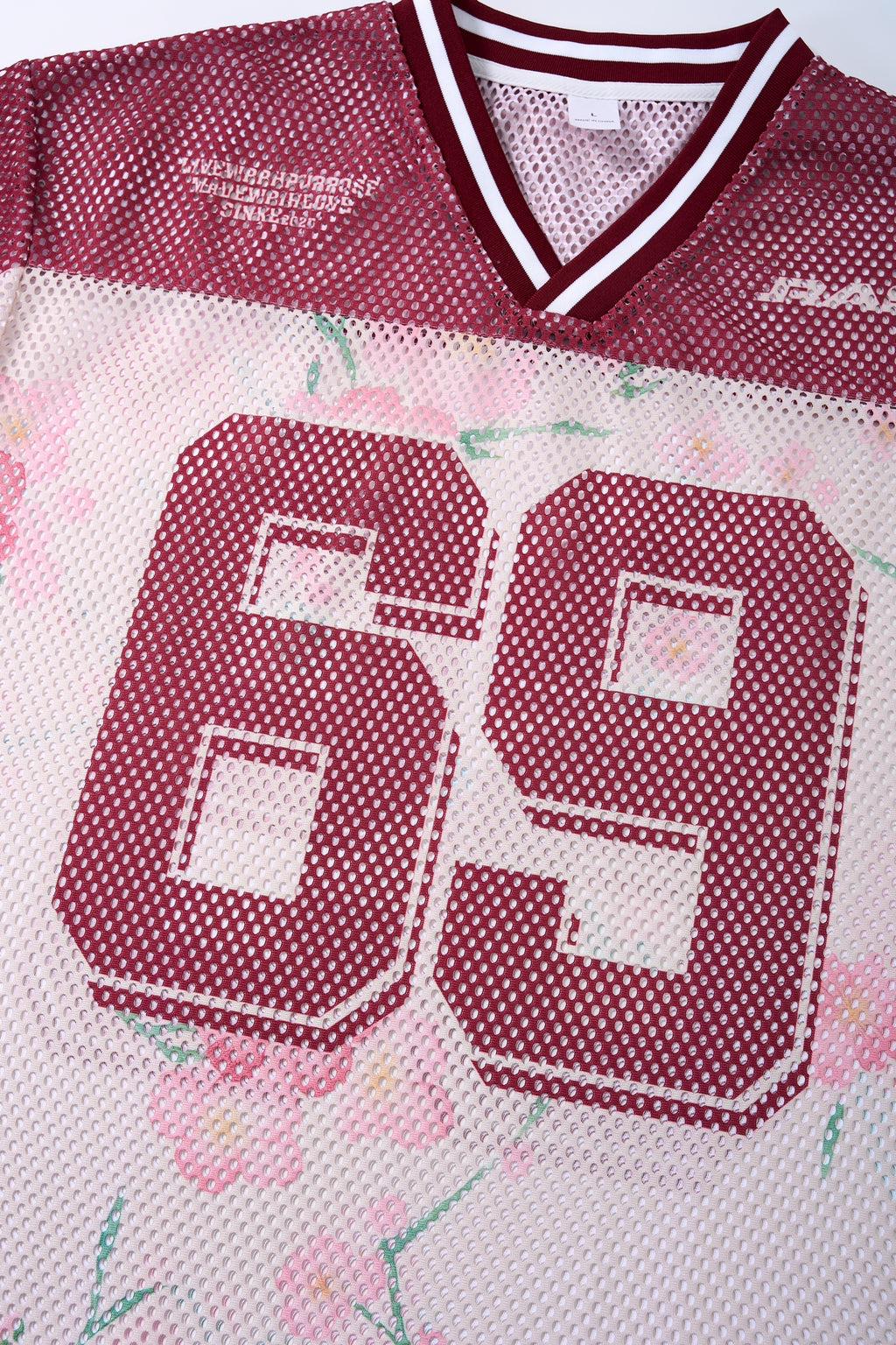 Lanna Muay Thai "Cherry Blossom 69" Mesh Football Jersey Tee