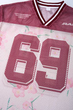 Lanna Muay Thai "Cherry Blossom 69" Mesh Football Jersey Tee