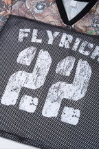 Lanna Muay Thai "Flyrich 22" Camo Mesh Football Jersey Tee