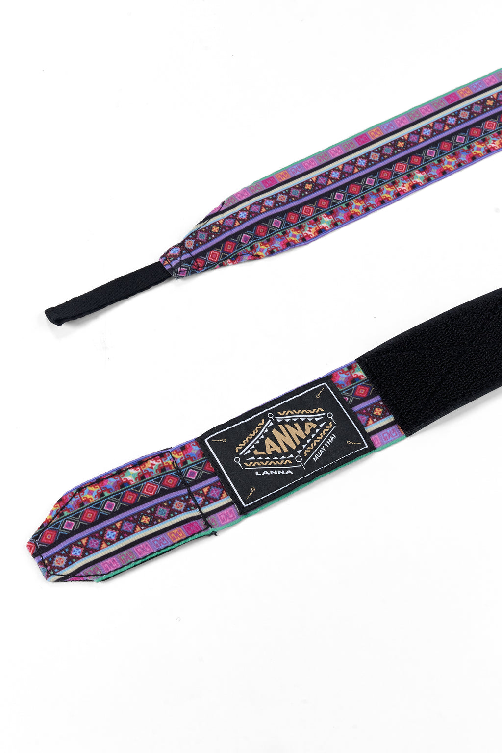 Lanna Muay Thai Training Hand Wraps — Akha Pattern