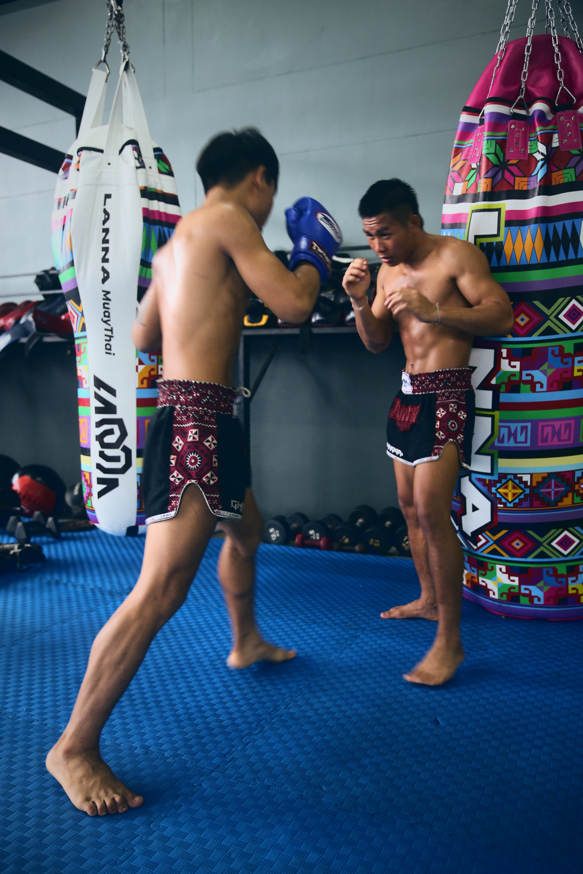 Lanna Muay Thai Hmong Tribe Training Shorts