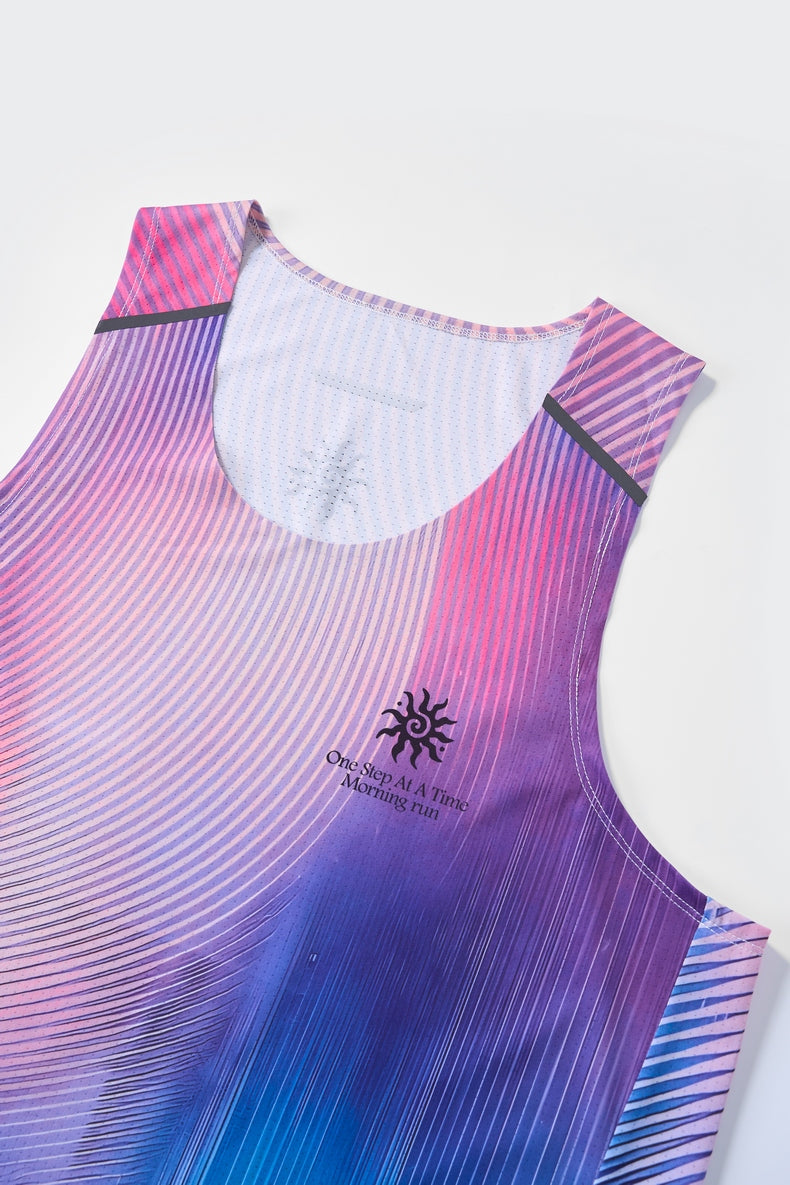 Lanna Muay Thai  Gradient Water Wave Training Tank Top