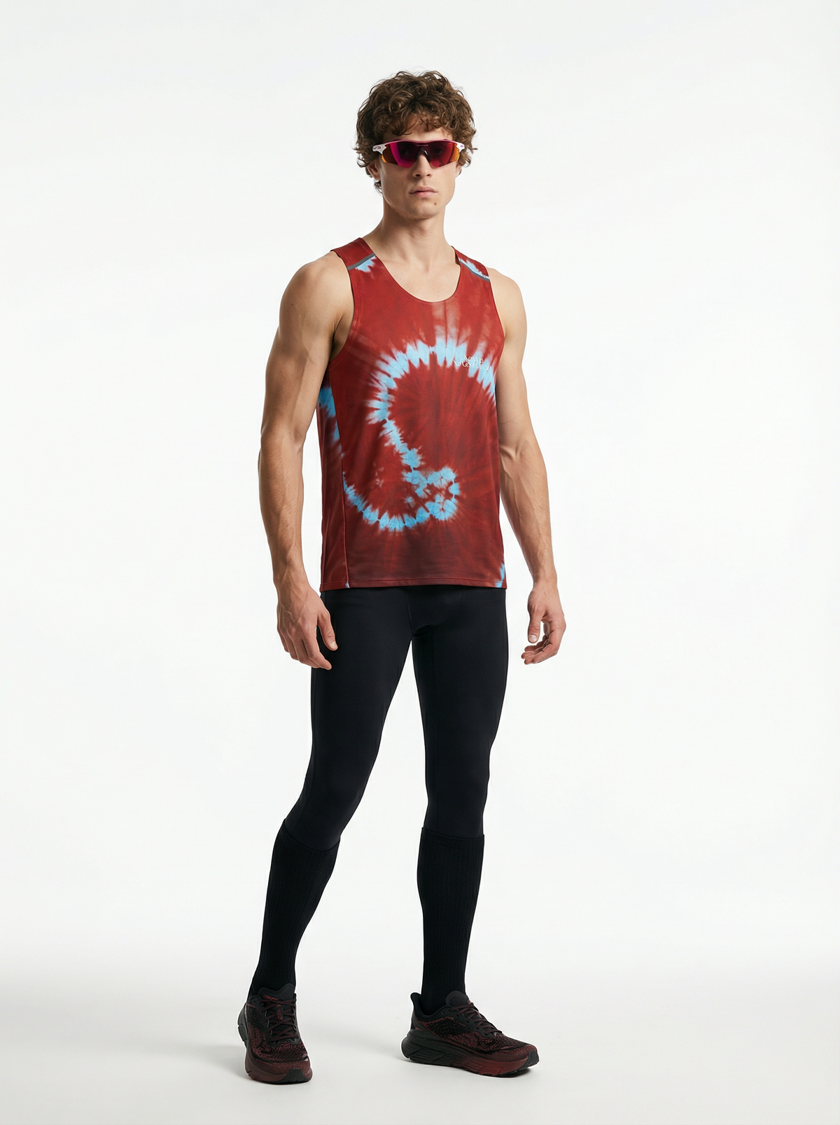 Lanna Muay Thai Spiral Tie-Dye Training Tank Top