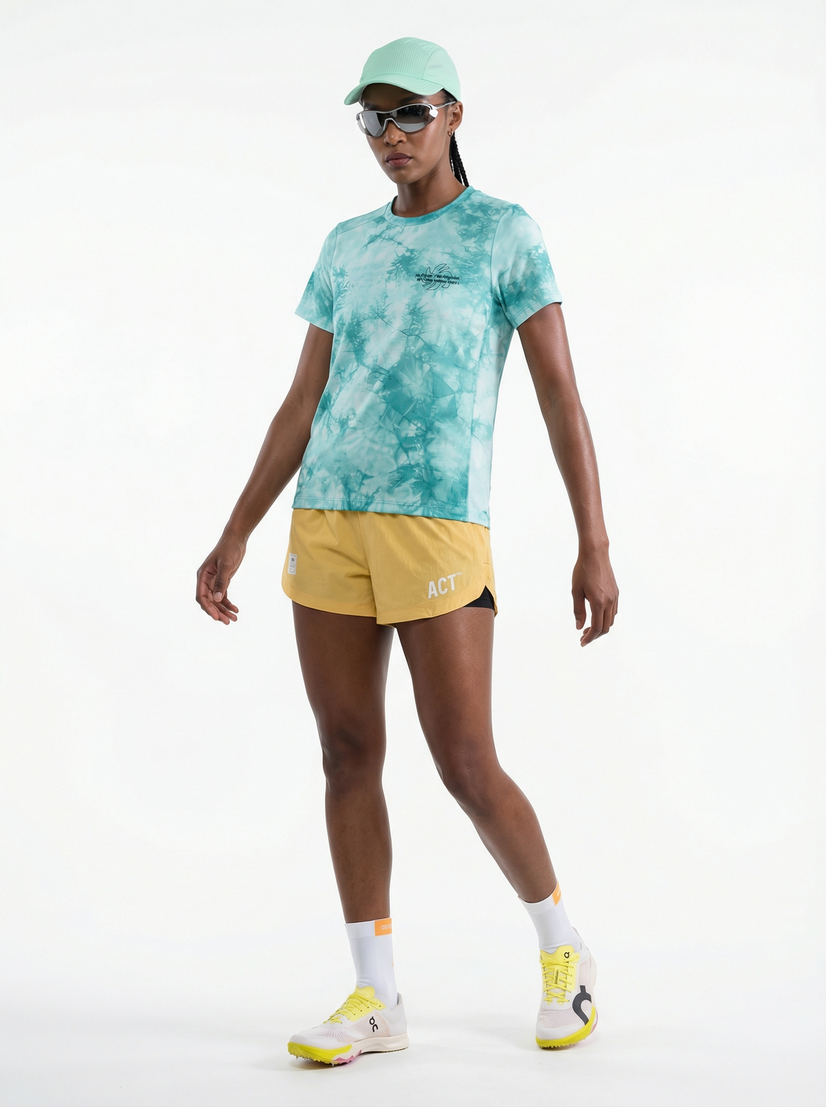 Lanna Muay Thai Turquoise Tie-Dye Training Tee (Women’s)