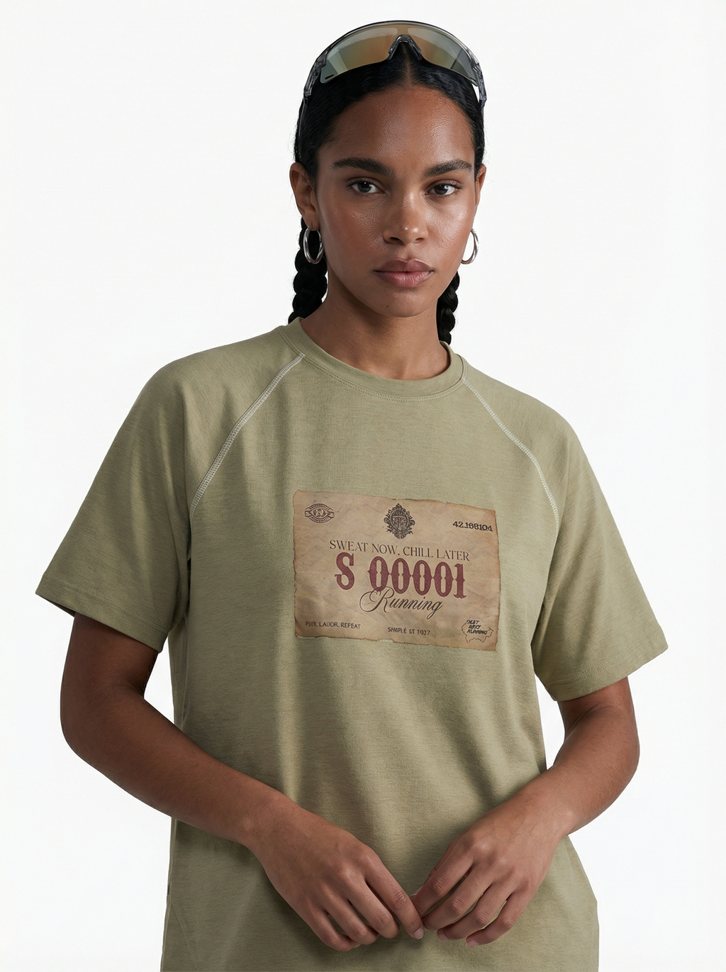 Lanna Muay Thai "Vintage Race Bib" Retro Running Tee