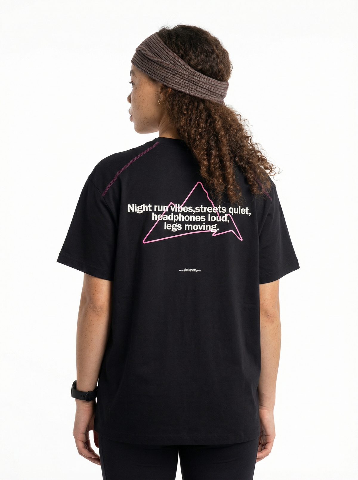 Lanna Muay Thai "Night Run Vibes" Reflective Panel Tee