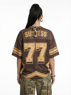 Lanna Muay Thai "77 Success" Mesh Football Jersey Tee