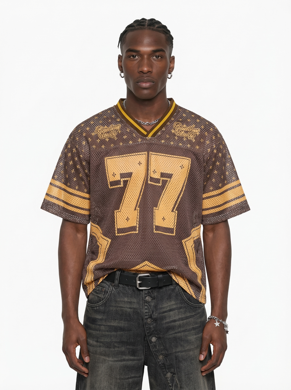 Lanna Muay Thai "77 Success" Mesh Football Jersey Tee