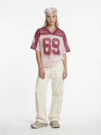 Lanna Muay Thai "Cherry Blossom 69" Mesh Football Jersey Tee