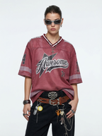 Lanna Muay Thai "Awesome Star" Mesh Football Jersey Tee