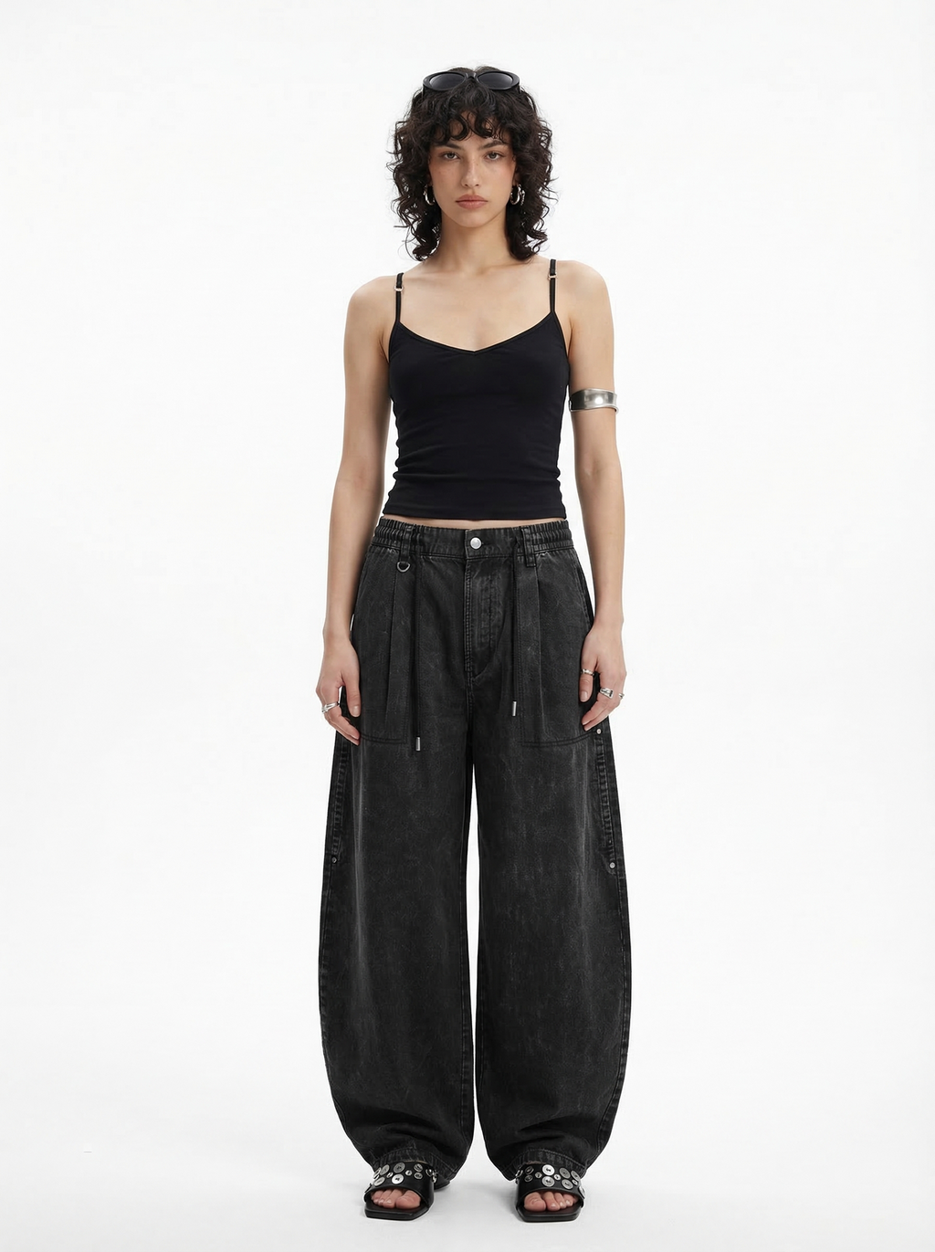 Lanna Muay Thai Tencel Cooling Balloon Cargo Pants