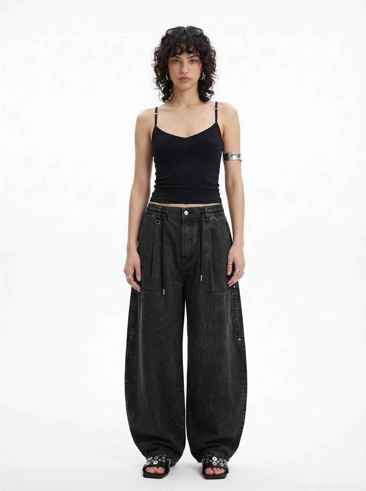 Lanna Muay Thai Tencel Cooling Balloon Cargo Pants
